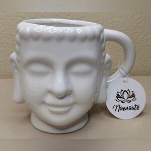 Buddha Head Ceramic Mug NWT